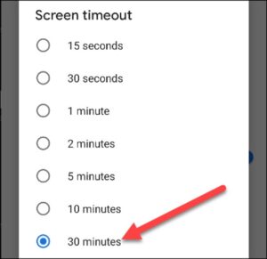 روشن ماندن صفحه نمایشگر