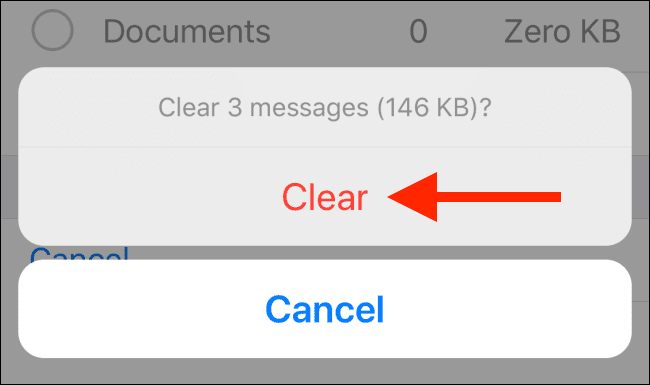 فضای اشغال شده توسط واتساپ