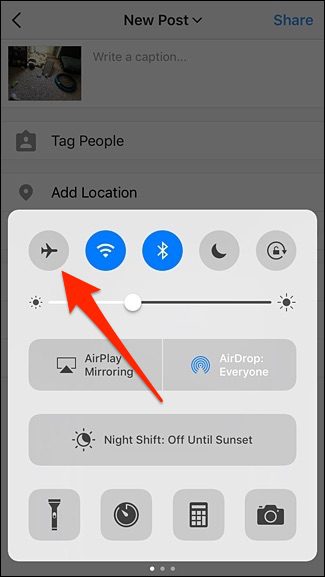عکس ادیت شده در اینستاگرام