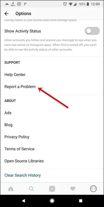 بلاک اینستاگرام