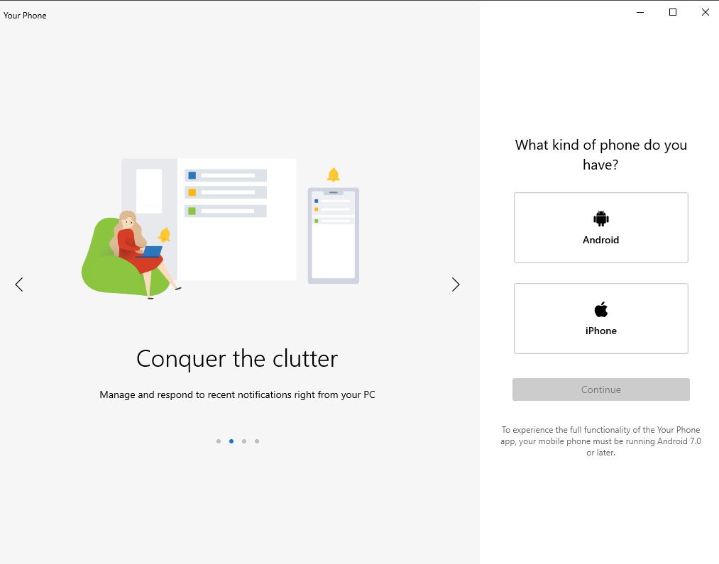 نوتیفیکیشن‌های گوشی در ویندوز 10 