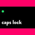 حالت Caps Lock