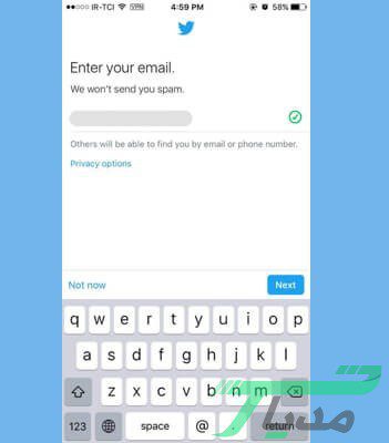 ساخت اکانت توییتر