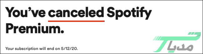 آموزش نحوه لغو ثبت نام نسخه پولی Spotify 19 نسخه پولی Spotify