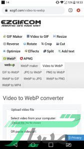 روش ساخت استیکر متحرک در واتساپ 14 ساخت استیکر متحرک در واتس اپ