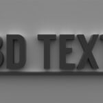 آموزش سه بعدی کردن متن در فتوشاپ