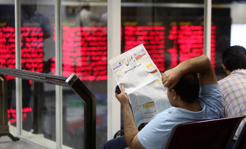 روند نوسانی شاخص بورس تهران