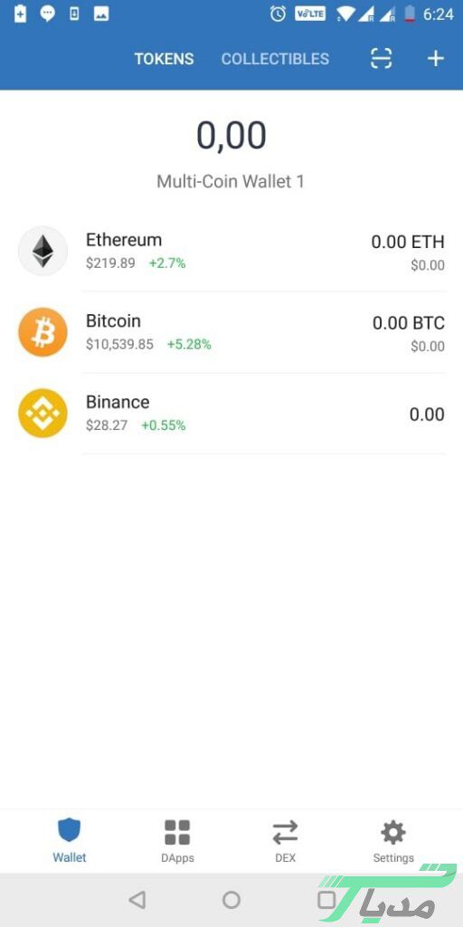 کیف پول تراست والت (Trust wallet)