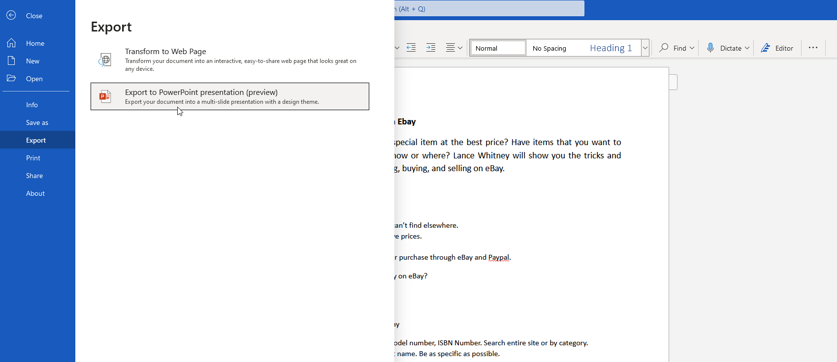 آموزش تبدیل اسناد ورد به پاورپوینت 17 4