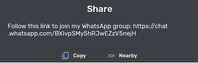 آموزش ایجاد لینک عمومی برای گروهها در واتساپ 18 5 2