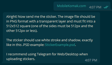 آموزش ساخت استیکر در تلگرام