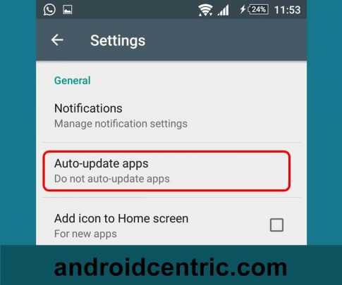 جلوگیری از به روزرسانی خودکار در گوشی های هوآوی