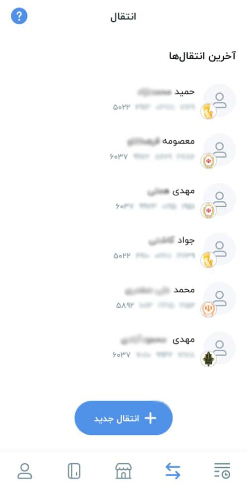 ویژگیهای کاربردی انتقال وجه هوشمند با بلوبانک 14 ویژگیهای کاربردی انتقال وجه هوشمند با بلوبانک