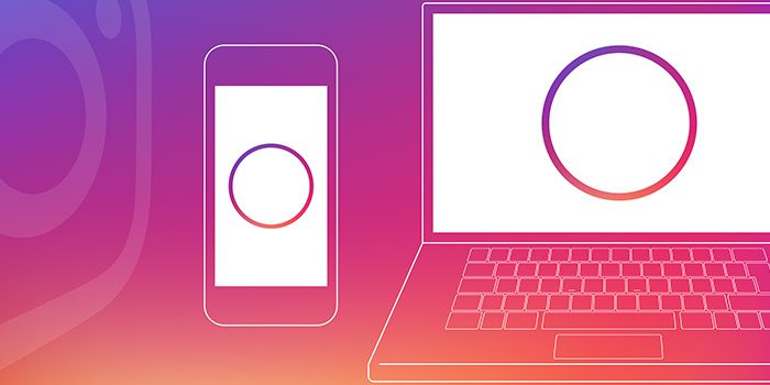 آموزش استوری گذاشتن با کامپیوتر و لپتاپ