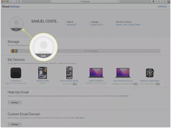 آموزش تغییر تصویر پروفایل اپل آیدی 20 3 4