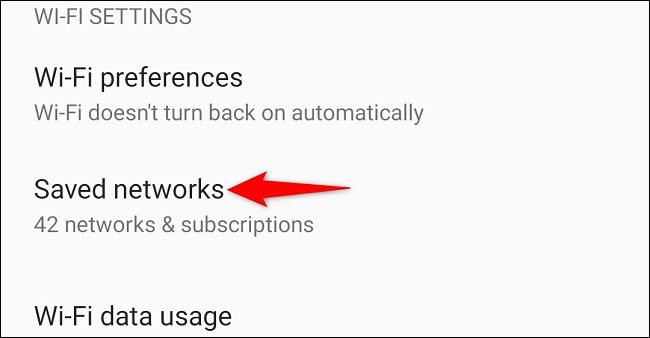 چگونه رمزعبورهای وای-فای ذخیره شده در اندروید را پیدا کنیم؟ 16 3 android saved wi fi networks