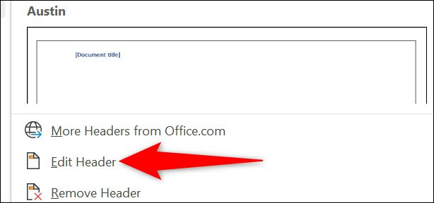 چگونه واترمارکها را از اسناد Word حذف کنیم؟ 19 6 word edit header
