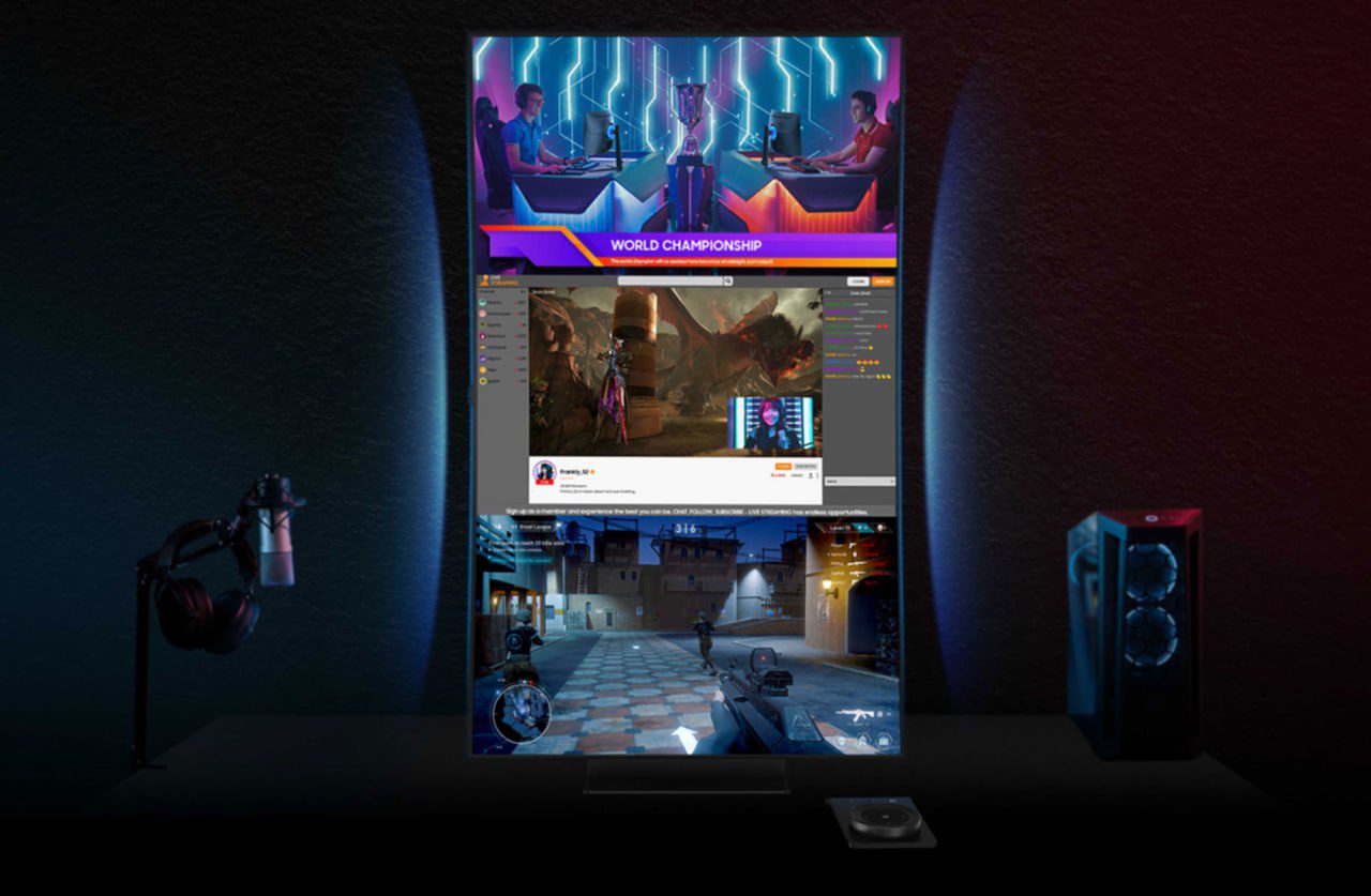 سامسونگ اودیسه Neo G9 اولین مانیتور گیمینگ Dual UHD جهان 16 کاوش مرزهای جدید با مانیتور ارتقایافته Odyssey Ark