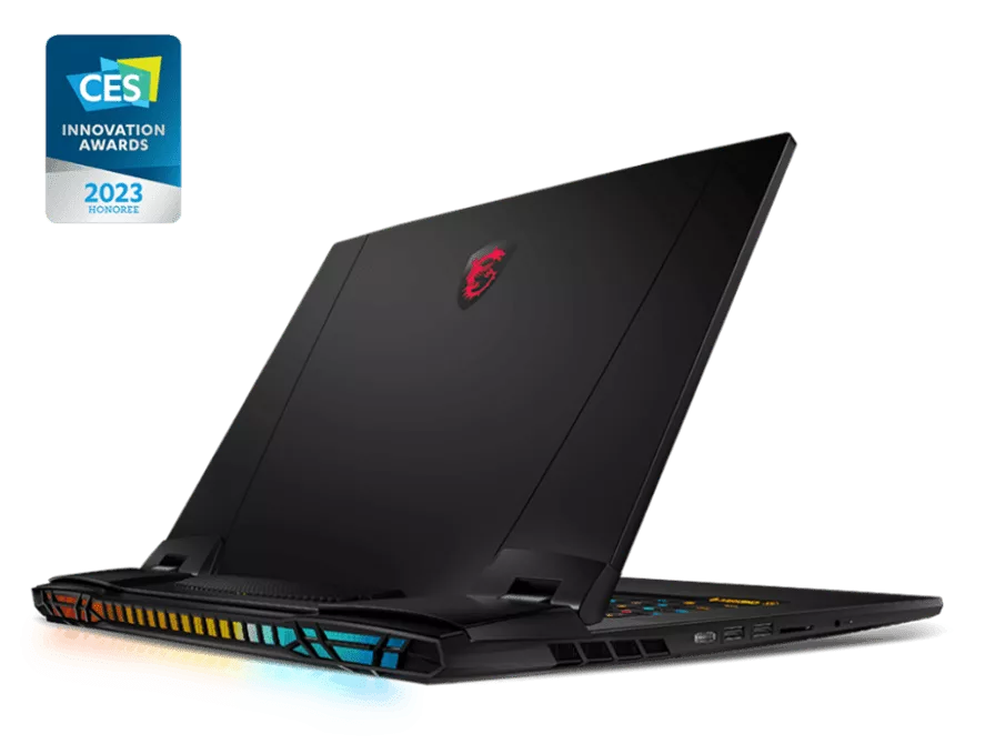 لپ‌تاپ MSI TITAN با پردازنده Core i9 نسل 13 اینتل