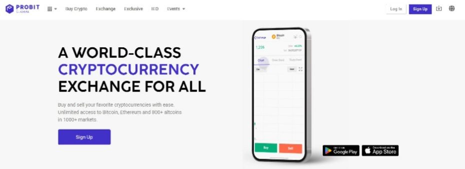 صرافیهای ارز دیجیتال خارجی بدون احراز هویت 15 پروبیت