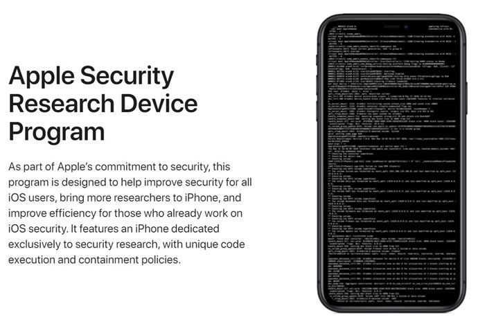 امکان درخواست دستگاه تحقیقات امنیتی SRD توسط محققان امنیتی iOS 14 دستگاه تحقیقات امنیتی ( RDS )