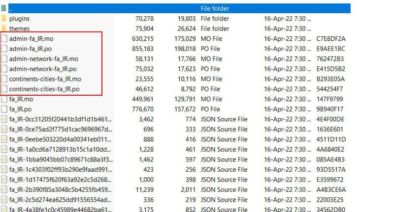 فارسی سازی قالب وردپرس 16 2 min