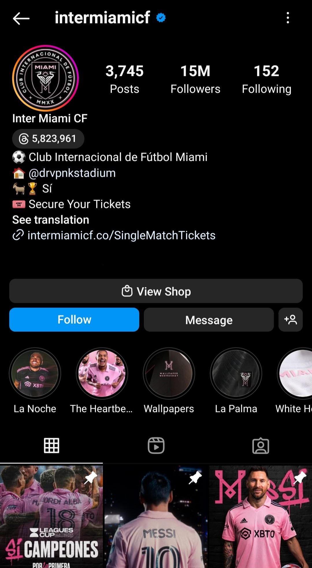 نتیجه بازی اینترمیامی و اسپورتینگ کانزالس