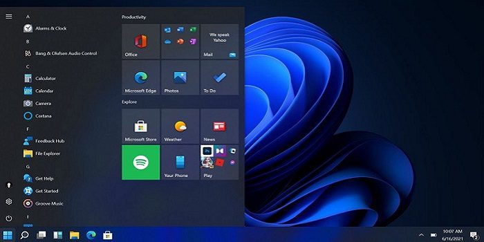 پیشنهاد وبسایت در نوار استارت ویندوز، قابلیت جدید ویندوز 14 اضافه شدن وبسایت به بخش Start ویندوز