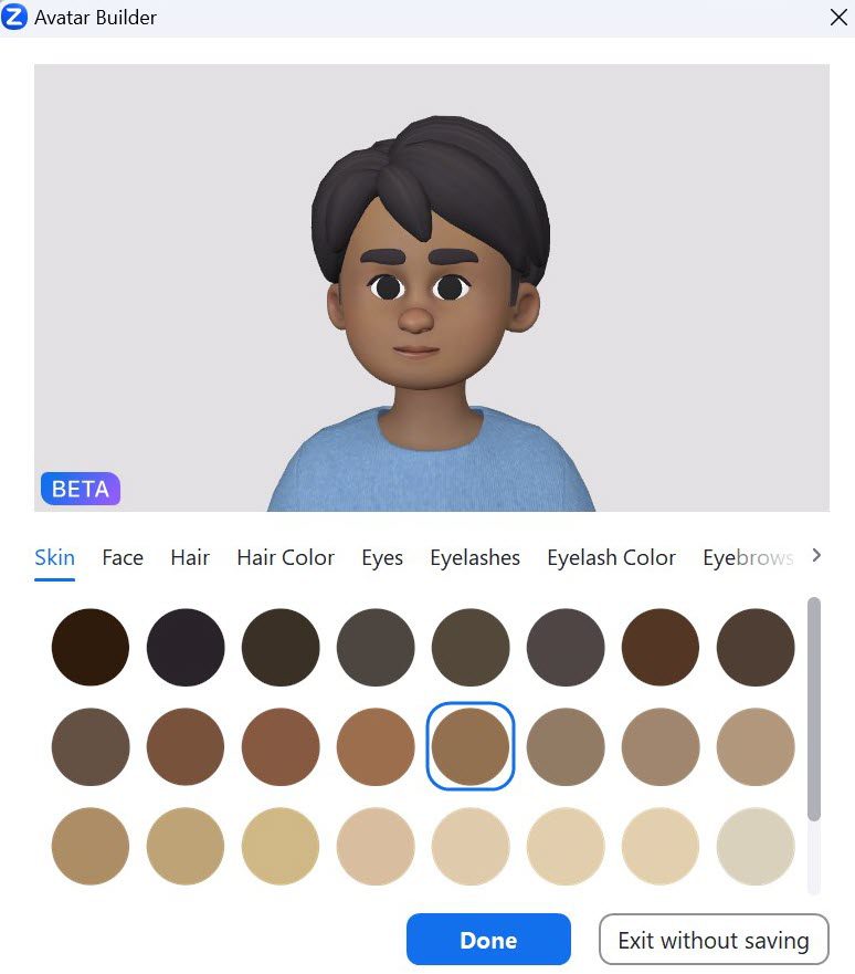 یک آواتار ایجاد کنید