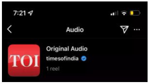 آموزش یافتن آهنگ برای ریلز اینستاگرام با تب صوتی 17 استفاده از صدا در ریلز اینستاگرام