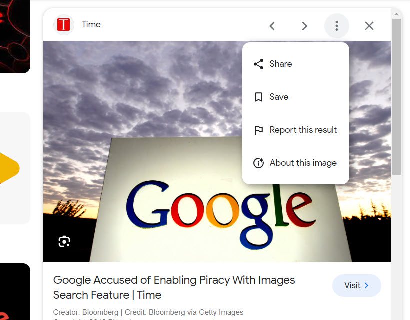 واقعیت سنج گوگل منتشر شد، بررسی تاریخچه تصاویر و صفحات اینترنتی در گوگل ممکن شد 14 بررسی تاریخچه تصاویر در گوگل با گزینه about this image