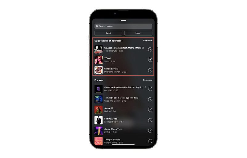 آموزش یافتن آهنگ برای ریلز اینستاگرام با تب صوتی 15 استفاده از صدا در ریلز اینستاگرام
