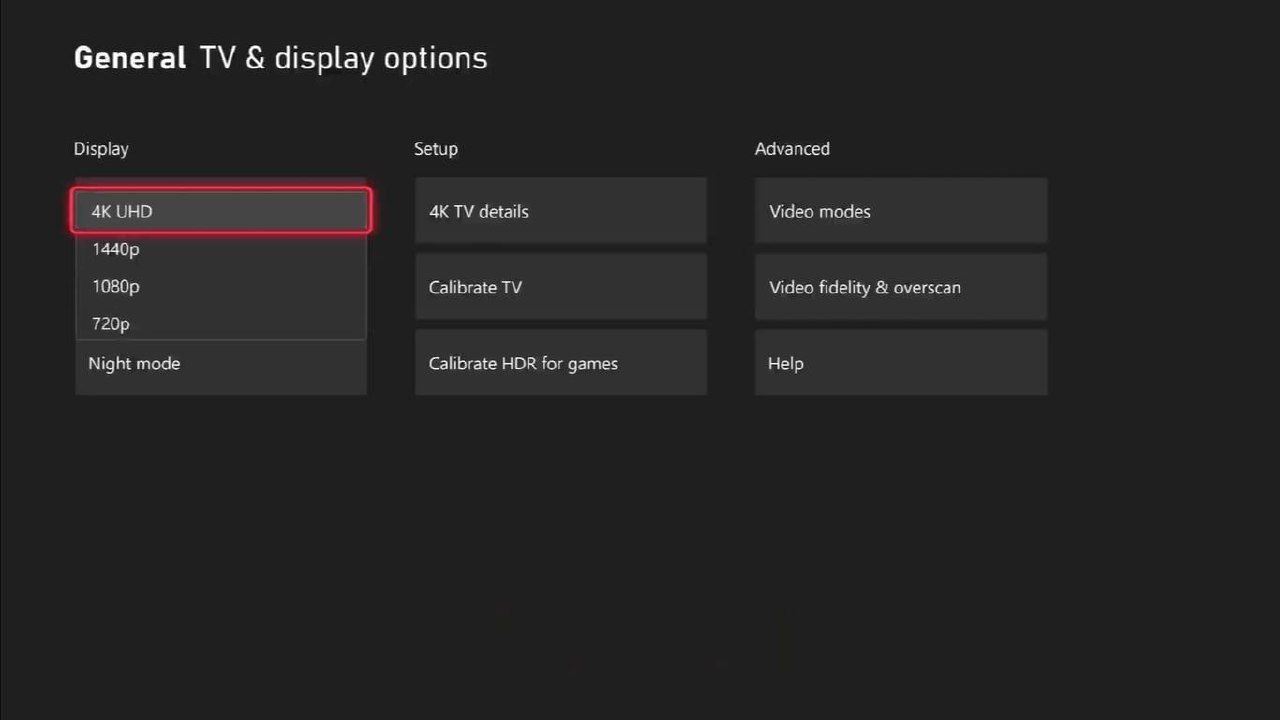 تنظیم بازی کردن در حالت 4K در ایکس باکس سری ایکس 18 حالت 4K در ایکس باکس سری ایکس