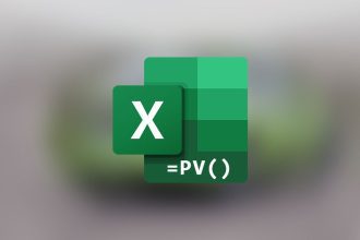 نحوه استفاده از تابع PV در اکسل برای محاسبه ارزش فعلی سالیانه