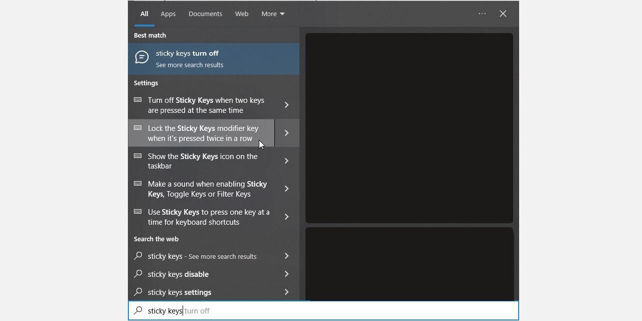 Stickey key چیست و نحوه غیر فعال کردن پیغام sticky keys ویندوز 15 کلیدهای چسبنده