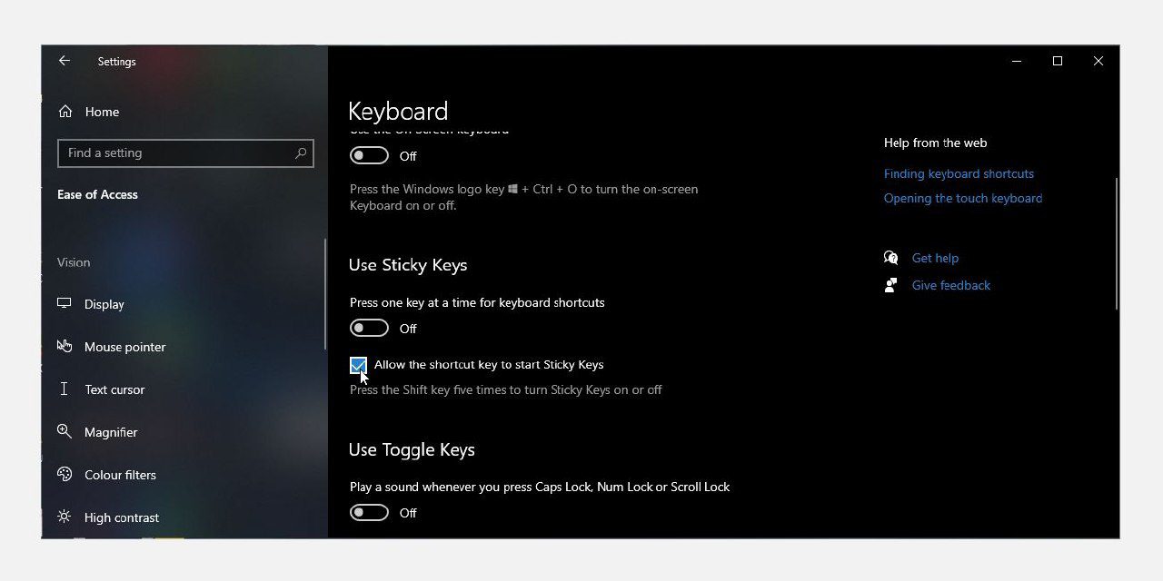 Stickey key چیست و نحوه غیر فعال کردن پیغام sticky keys ویندوز 16 کلیدهای چسبنده