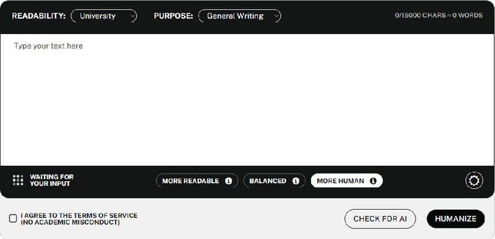 بهترین ابزارهای تشخیص متن نوشته شده توسط هوش مصنوعی، بخش اول 15 Undetectable.ai