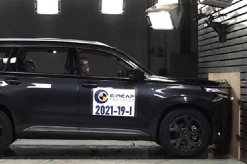 نتیجه تست تصادف خودرو اکستریم VX یا اکسید VX در آزمونهای C-NCAP 2021 14 تست تصادف اکستریم vx