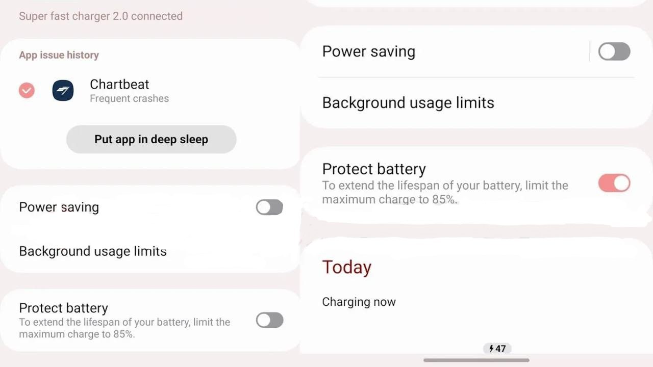 3 نکته برای افزایش طول عمر باتری گوشی های سامسونگ 14 محدود کردن شارژ تا 85%