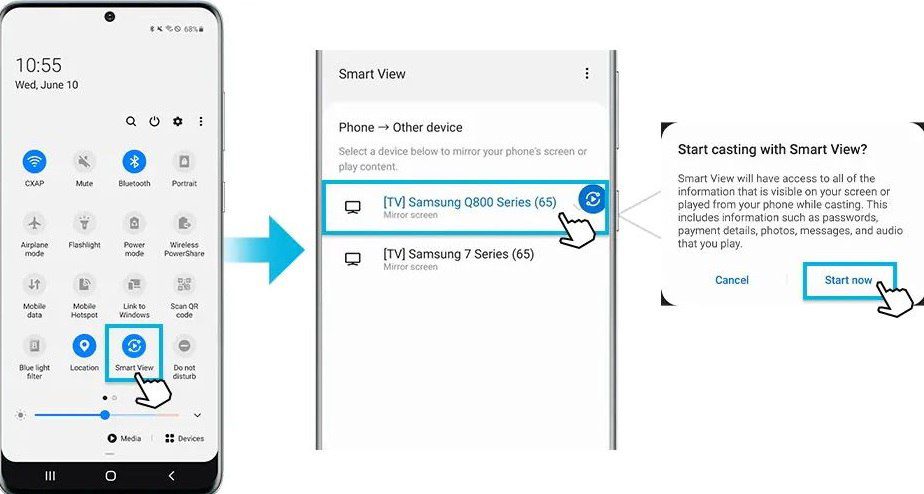 معرفی ترفندهای کاربردی گوشی های گلکسی سامسونگ برای اشتراکگذاری راحت و سریع 17 ترفندهای کاربردی گوشیهای گلکسی سامسونگ