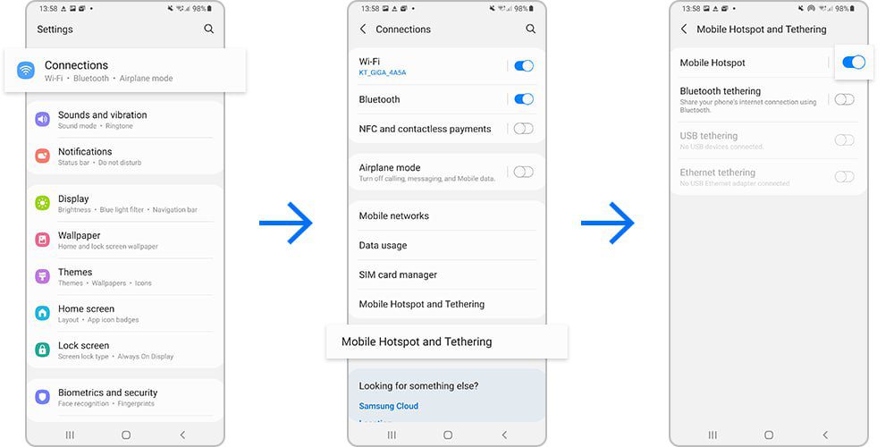 معرفی ترفندهای کاربردی گوشی های گلکسی سامسونگ برای اشتراکگذاری راحت و سریع 18 ترفندهای کاربردی گوشیهای گلکسی سامسونگ