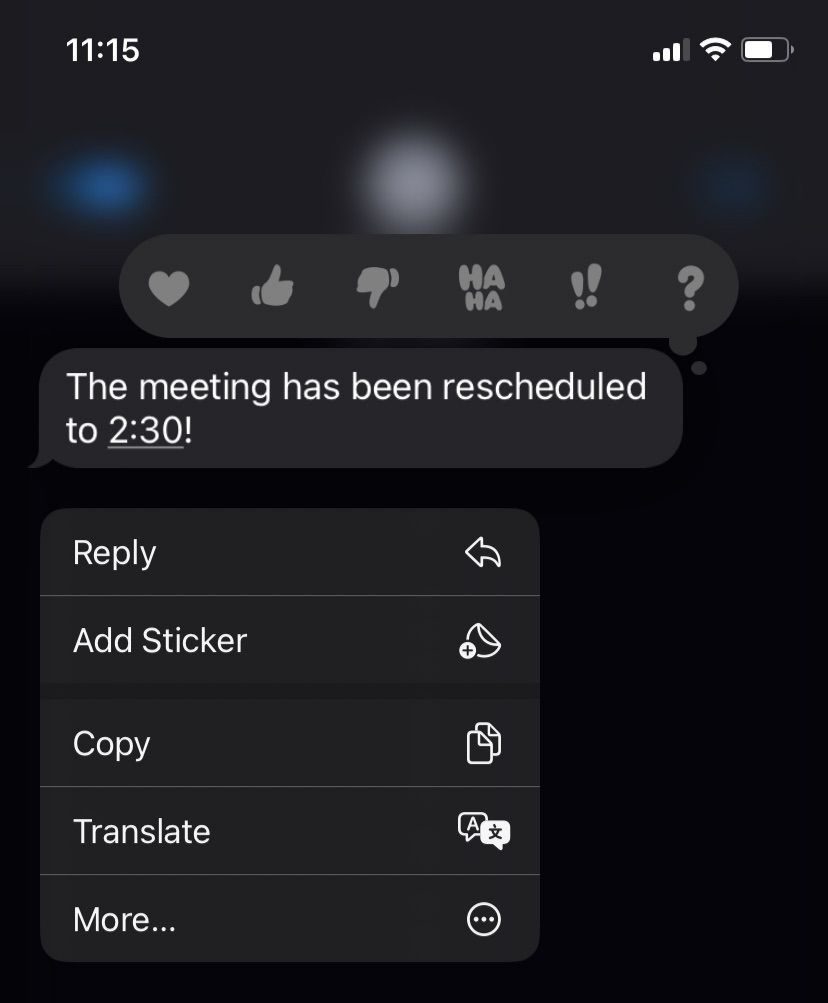 نگاهی به ویژگی های جدید iOS 17.2 16 ارسال استیکر در iMessage
