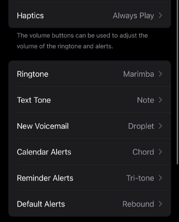 آموزش تغییر صدای اعلان پیشفرض آیفون 15 تغییر صدای اعلان پیش فرض ایفون