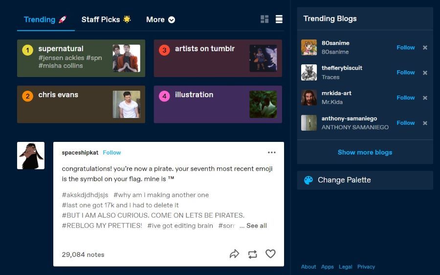 10 اپلیکیشن و سایت برتر رسانه های اجتماعی در سال 2023 - بخش اول 19 6. Tumblr