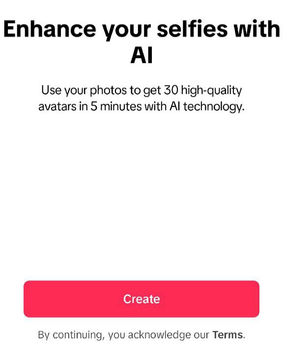 آموزش ایجاد آواتار هوش مصنوعی رایگان در TikTok 16 ساخت پروفایل با هوش مصنوعی در تیک تاک