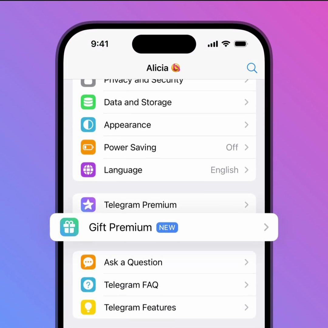 لیست تغییرات آپدیت کریسمس 2024 تلگرام، تغییرات ظاهری کانالها، ارسال پست در استوری و ... 21 3. اعطای هدایای ممتاز به دوستان