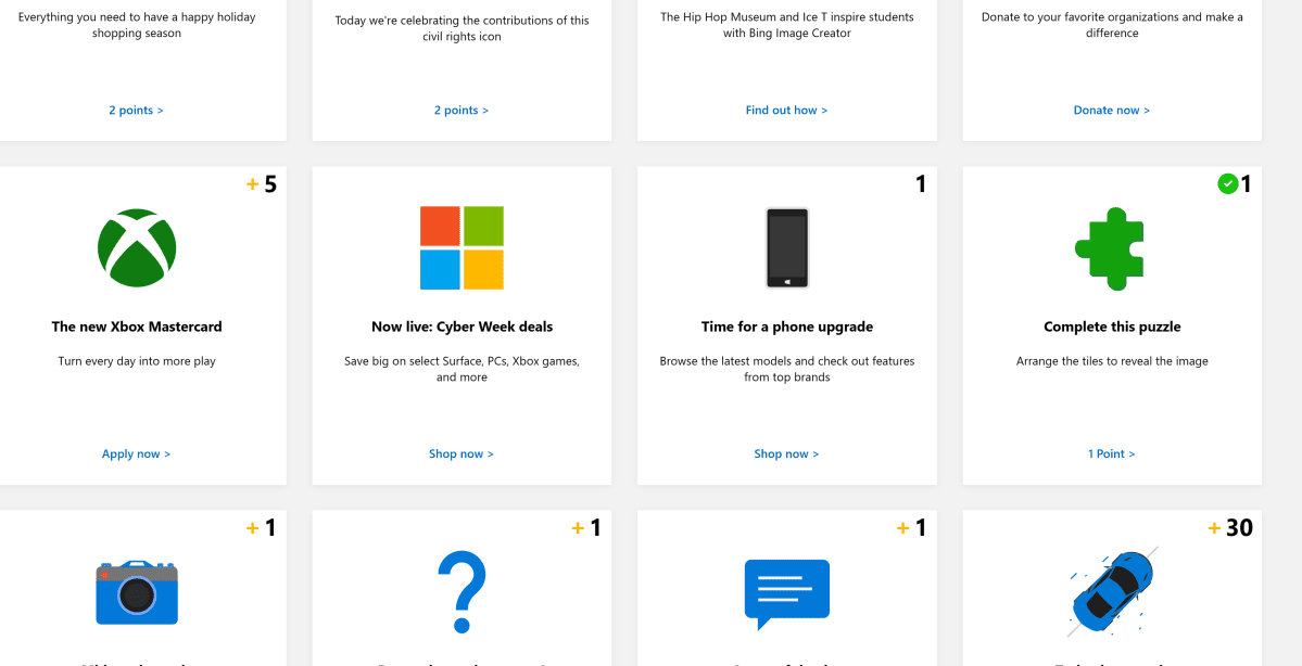 خشمگین شدن طرفداران مایکروسافت از کاهش امتیازهای Microsoft Rewards 16 کاهش امتیاز Microsoft Rewards