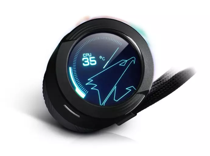 خنککننده های مایع WaterForce X II و WaterForce II گیگابایت معرفی شدند 15 السیدی AORUS WATERFORCE