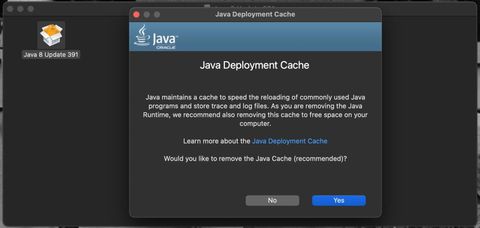 نحوه حذف Java در مک 17 Java Deployment Cache