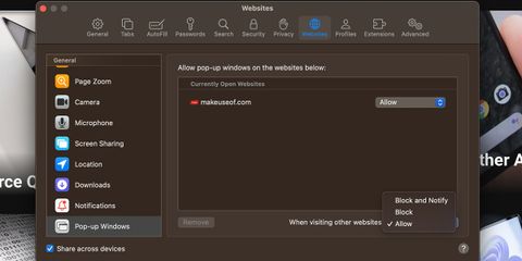 نحوه غیرفعال کردن Pop-Up Blocker در مک 16 نحوه غیرفعال کردن Pop-Up Blocker در مک
